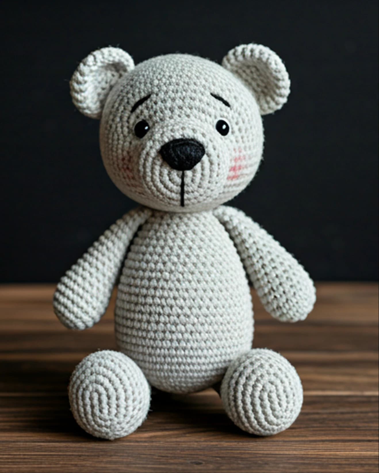 Oso tejido artesanal de Sueños Crochet