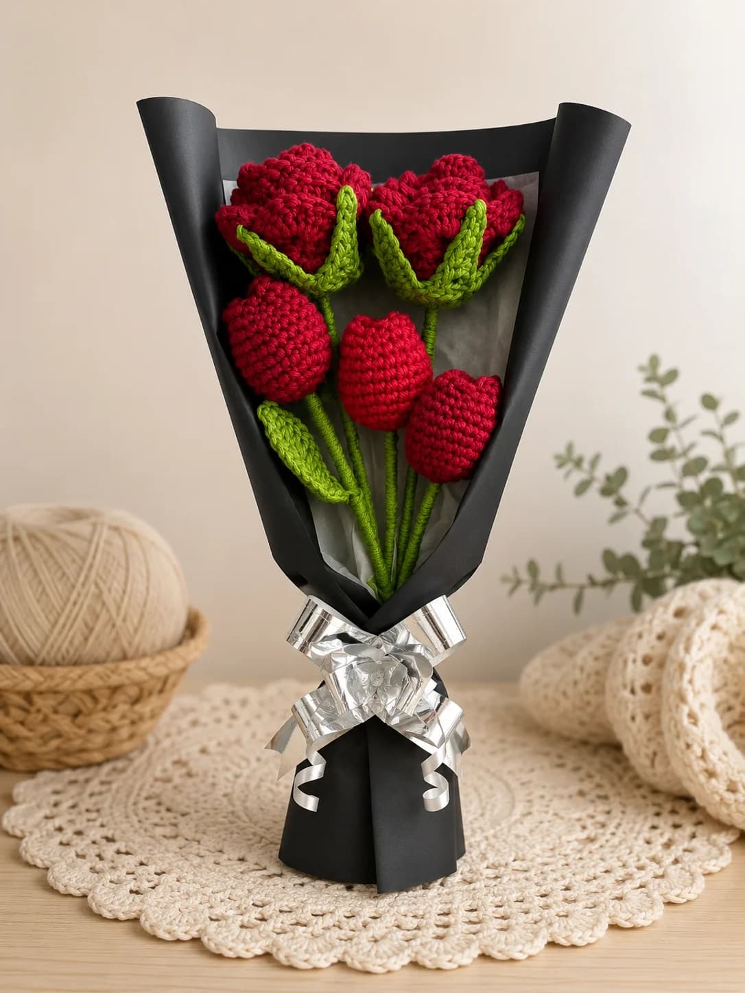 Ramo de Rosas y Tulipanes